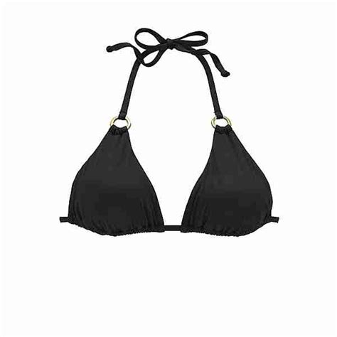 triangel bikini oberteil schwarz|LASCANA TRIANGEL